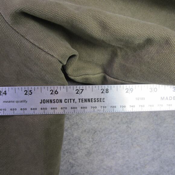Levi's Jacket Mens XL Olive Green Sherpa Lined Hooded Full Zip Canvas Workwear - Picture 5 of 11